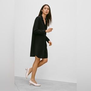 Aritzia Babaton Lee Black Collared Dress